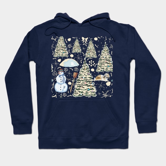 Snowman Hoodie by Countryside